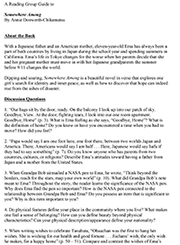 Somewhere Among Reading Guide