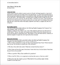 Pick the Plot Teaching Guide