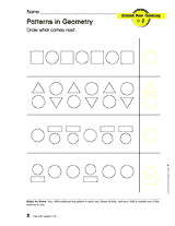 Patterns in Geometry (Grades Pre-K-2)