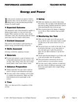 Energy and Power (Water Wheel)