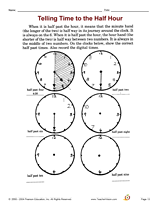 Telling Time to the Half Hour