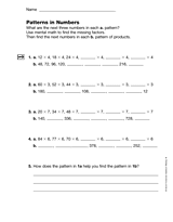 Patterns in Numbers: Multiplication (Gr. 4)
