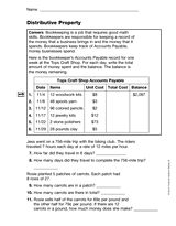 Multiplication: Distributive Properties