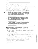 Reviewing the Meaning of Division (Gr. 5)