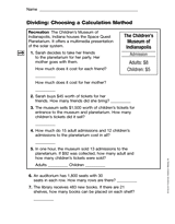 Dividing: Choosing a Calculation Method (Gr. 5)
