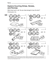 Explore Counting Dimes, Nickels, and Pennies (Gr. 2)