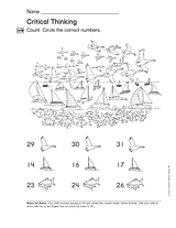 Larger Numbers: Critical Thinking