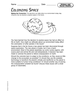 Science and Social Studies: Colonizing Space