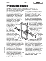 Science, Technology, and Society: Plants in Space