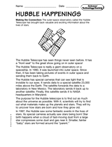 Science, Technology and Society: Hubble Happenings