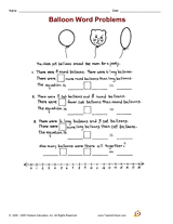 Balloon Word Problems