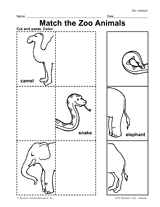 Match the Zoo Animals