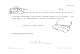Math Warm-Up 93 for Gr. 1 & 2: Operations