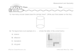 Math Warm-Up 138 for Gr. 3 & 4: Measurement & Geometry