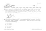 Math Warm-Up 95 for Gr. 3 & 4: Operations
