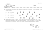 Math Warm-Up 99 for Gr. 3 & 4: Operations