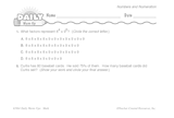 Math Warm-Up 44 for Gr. 5 & 6: Numbers and Numeration