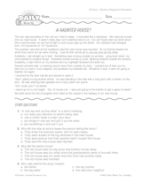 Reading Warm-Up 136 for Gr. 3 & 4: Mystery/Suspense/Adventure