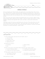 "Yankee Doodle" Reading Warm-Up (Gr. 5 & 6)