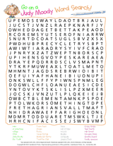 Activities for the Judy Moody Series