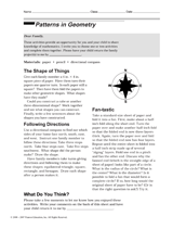 Patterns in Geometry (Grades 6-10)
