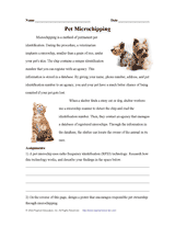 Pet Microchipping