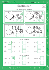 Horizontal Subtraction Problems