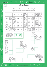 Hidden Numbers 1-50