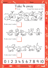 Take 4 Away (0-10)