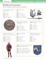 Medieval Warriors Quiz