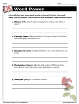 The Amazing Rain Forest Word Power
