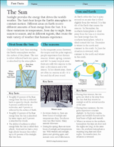 The Sun and the Seasons Worksheet