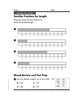 Familiar Fractions for Length